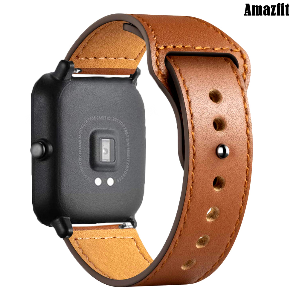 Gt2 Pulley - Pita kulit 20mm 22mm untuk Amazfit
