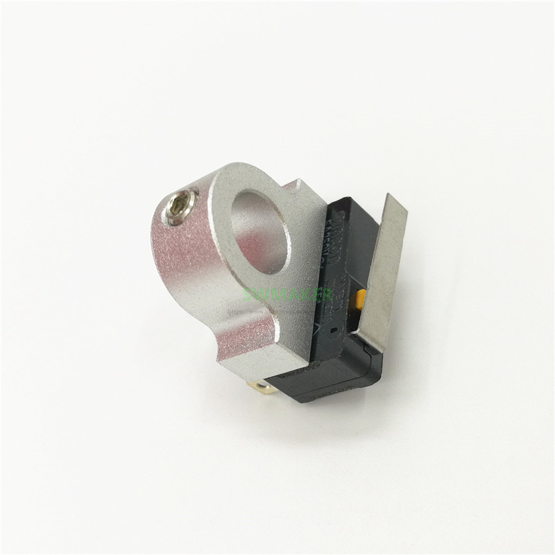 Linear Rod 8Mm - Hitam/Perak Paduan Aluminium Z-ENDSTOP Pemegang +