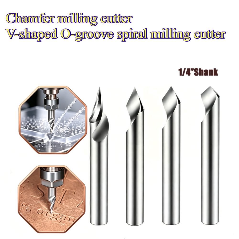 Cnc Bits - Mata Router CNC Spiral Tipe V,