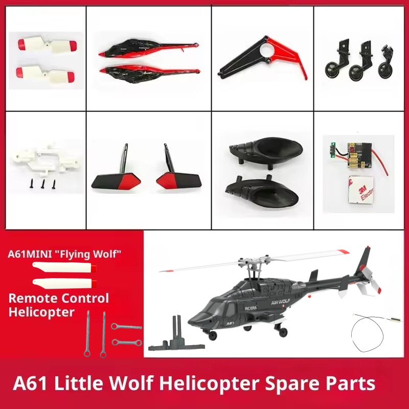 Servo Motor - Aksesori Pesawat A61, Penutup Baling-baling Helikopter