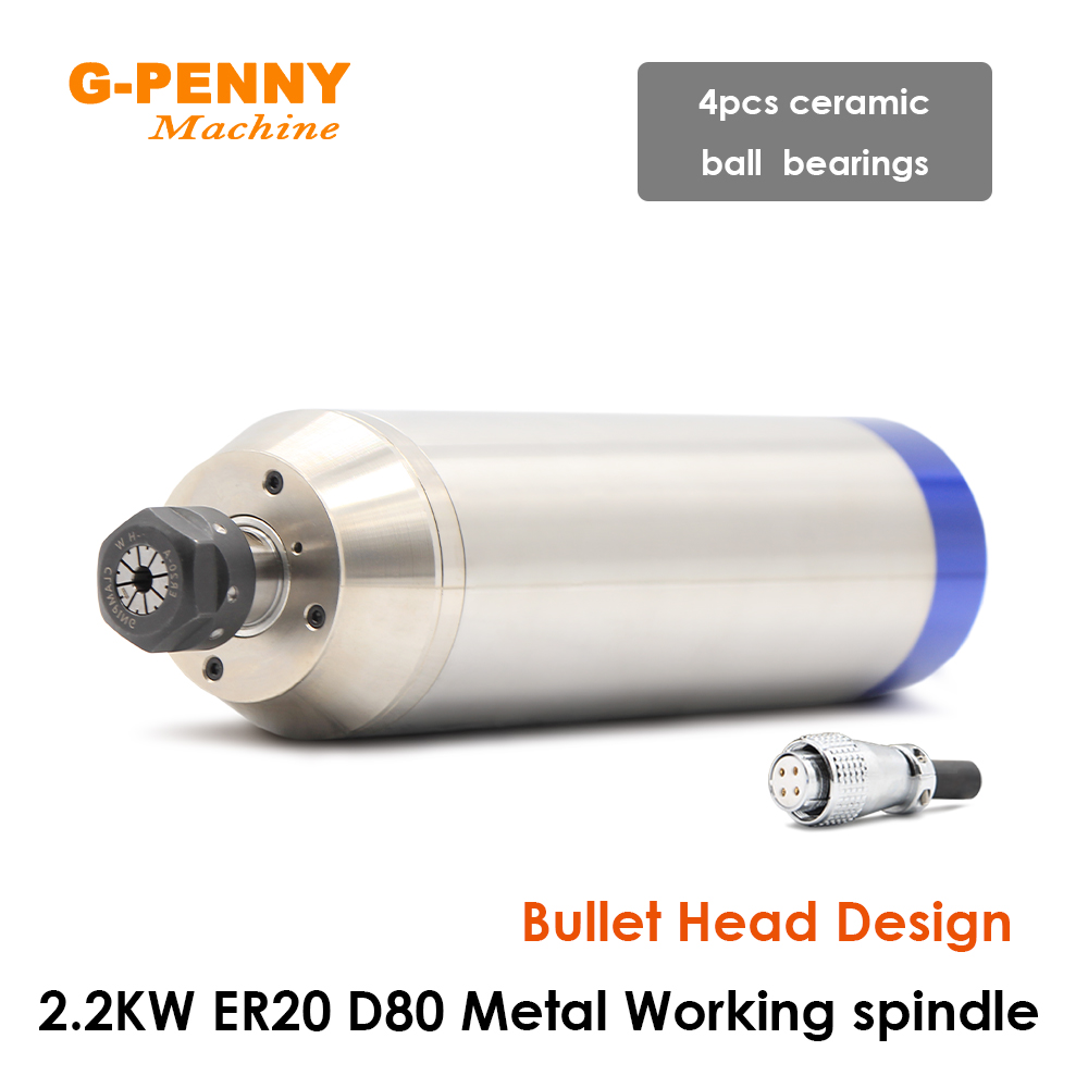 Water Cooled Spindle - G-PENNY 2.2KW ER20 Motor Spindel Berpendingin