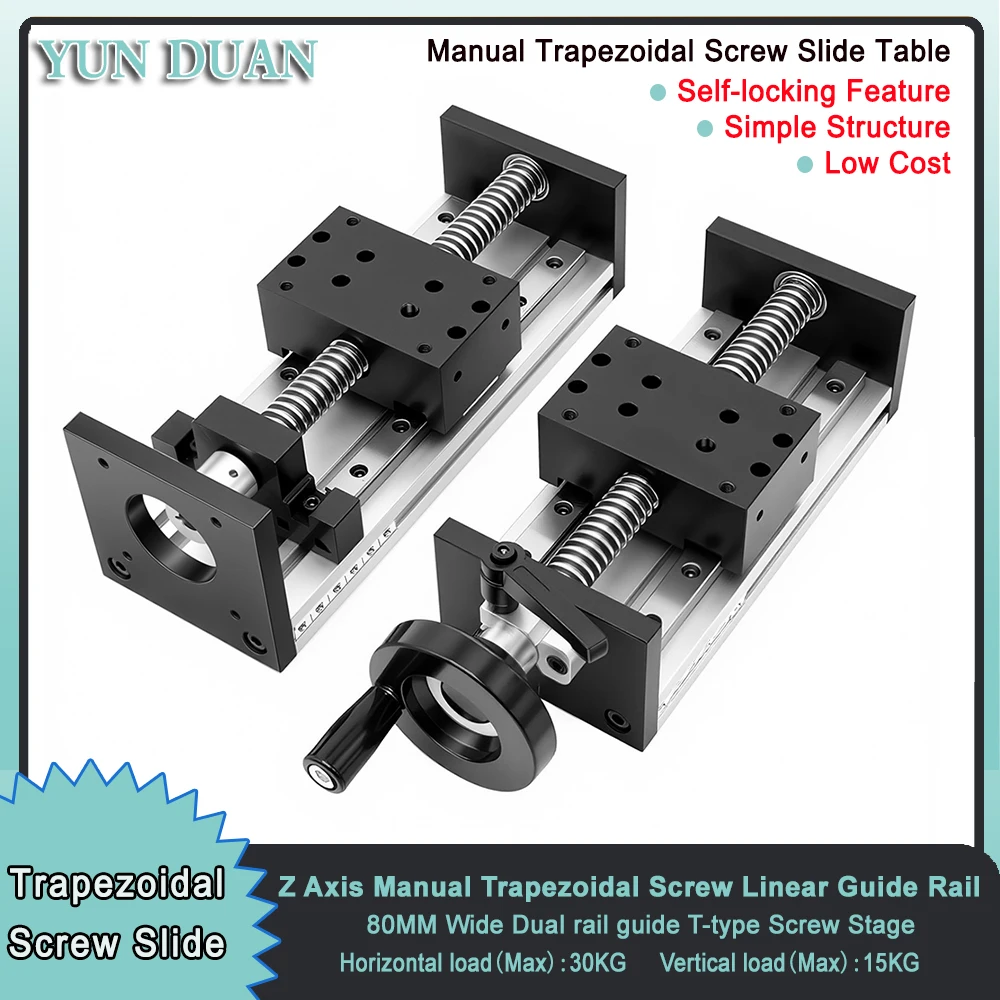 Linear Rail - Aktuator Linear Meja Geser Sekrup Trapesium