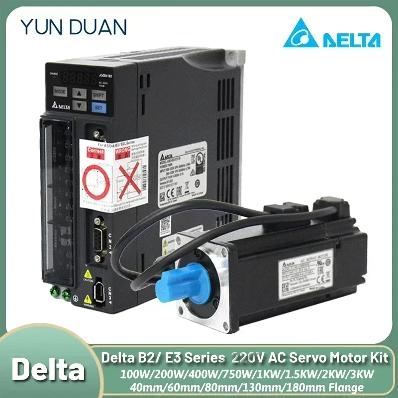 Servo Motor - Kit Penggerak Motor Servo 220VAC Delta