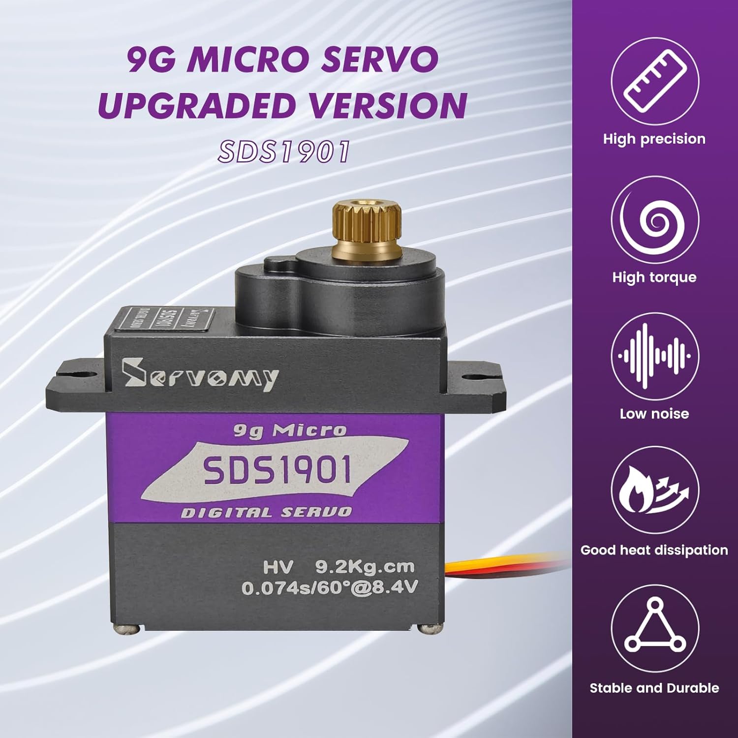 Servo 9G - SERVOMY-SDS1901 Servo Digital 9G Mikro Tanpa