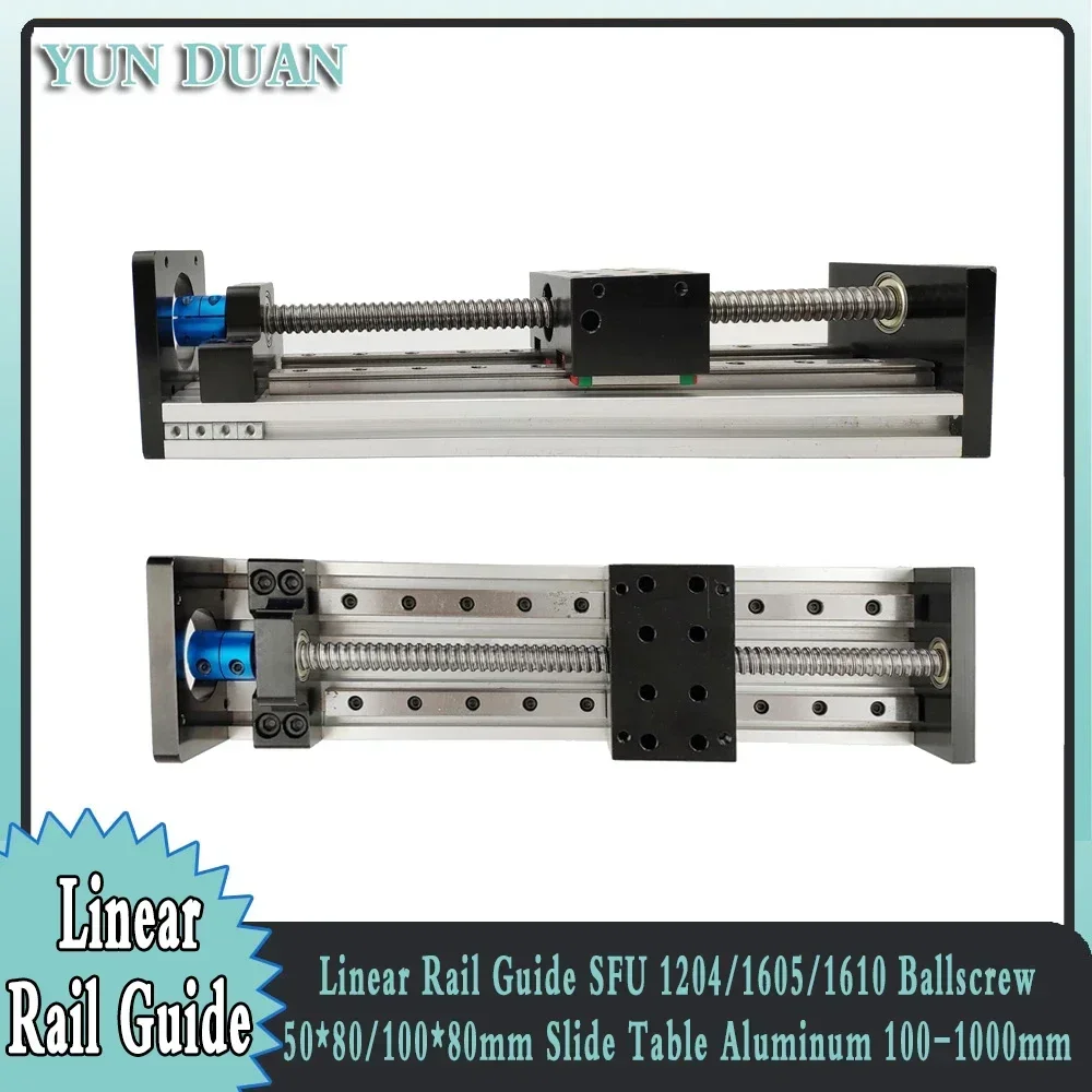 Ball Screw - Panduan Linier Persegi Ganda Meja Geser