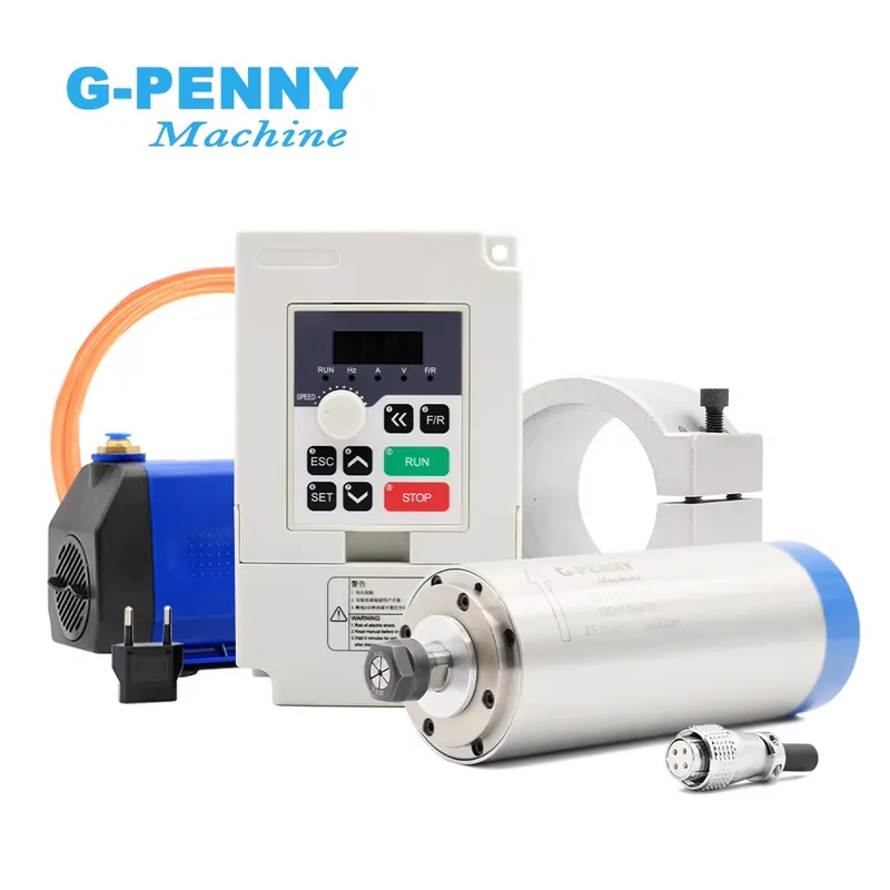 Water Cooled Spindle - Gpenny 1.5kw ER16 D80mm Spindle Berpendingin