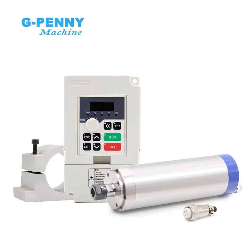 Water Cooled Spindle - Kustomisasi G-PENNY 110v/220v 1.5kw ER16 D65