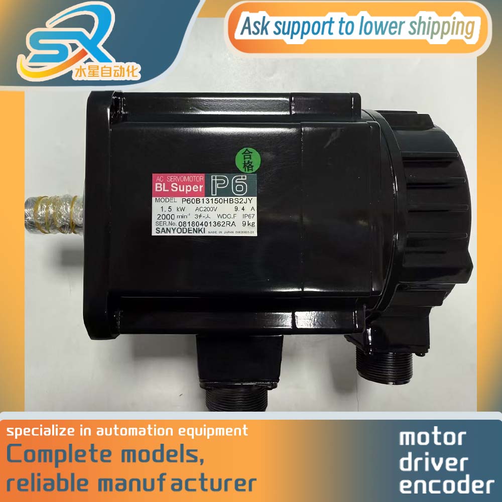Servo Motor - Motor Servo AC Sanyo P60B13150HBS2JY 1500W