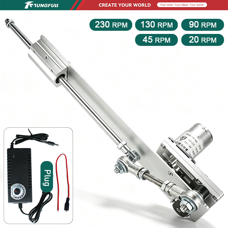 Linear Rail - Aktuator Linier Teleskopik DC 24V yang