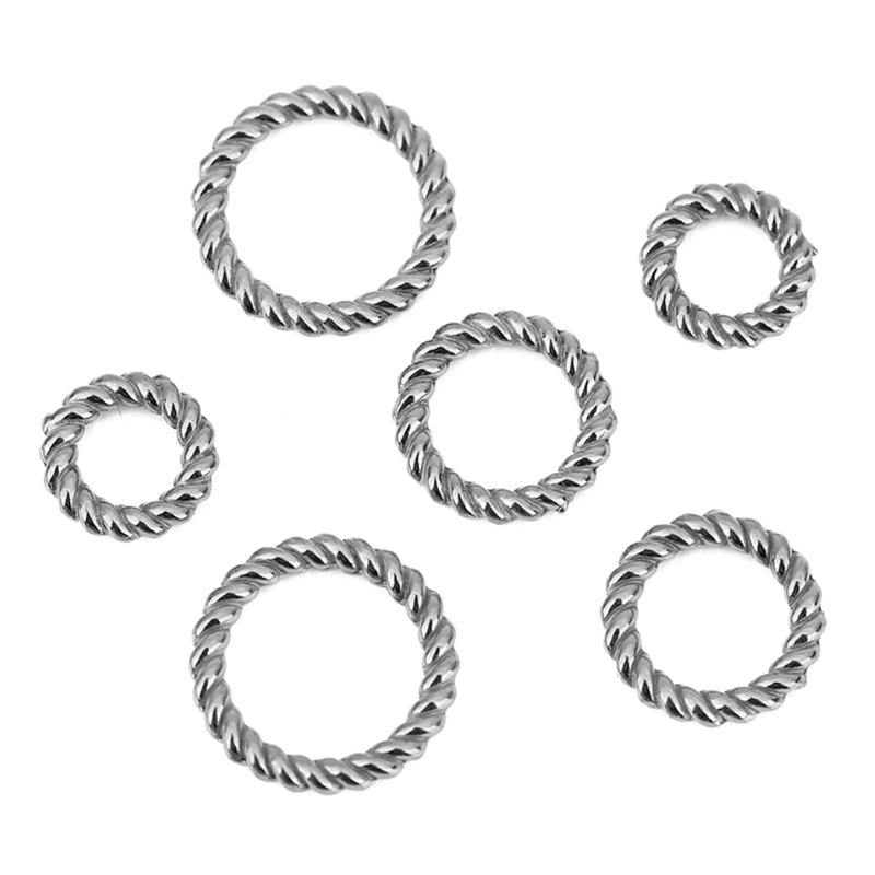 10 pcs Cincin Lipat Baja Anti  - Coupling 8Mm ulasan dan harga