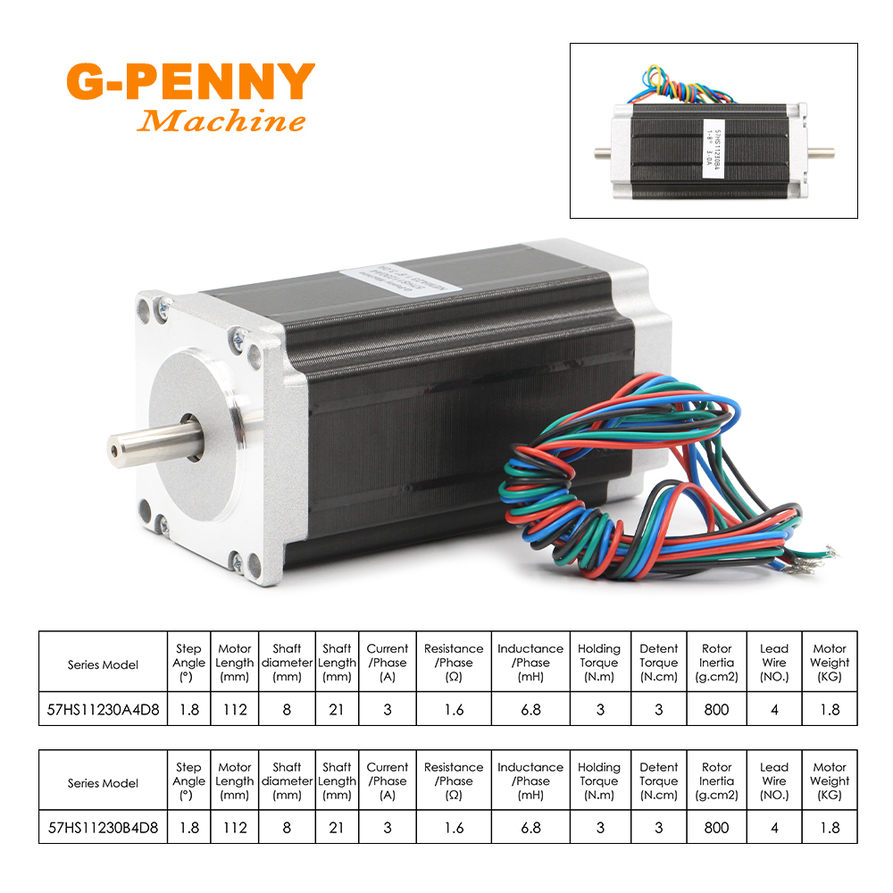 NEMA23 57x112mm 3Nm Motor Step - Nema23 Stepper ulasan dan harga