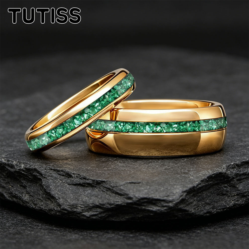 Cincin Pernikahan Tungsten Ema - Coupling 8Mm ulasan dan harga