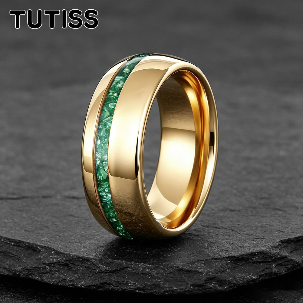 Cincin Pernikahan Tungsten Ema - Coupling 8Mm ulasan dan harga