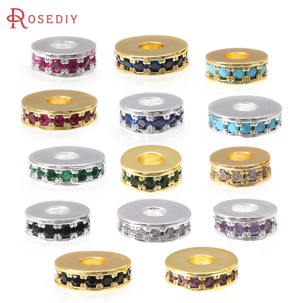 6PCS 6MM 8MM 18K Warna Emas Ku - Coupling 8Mm ulasan dan harga