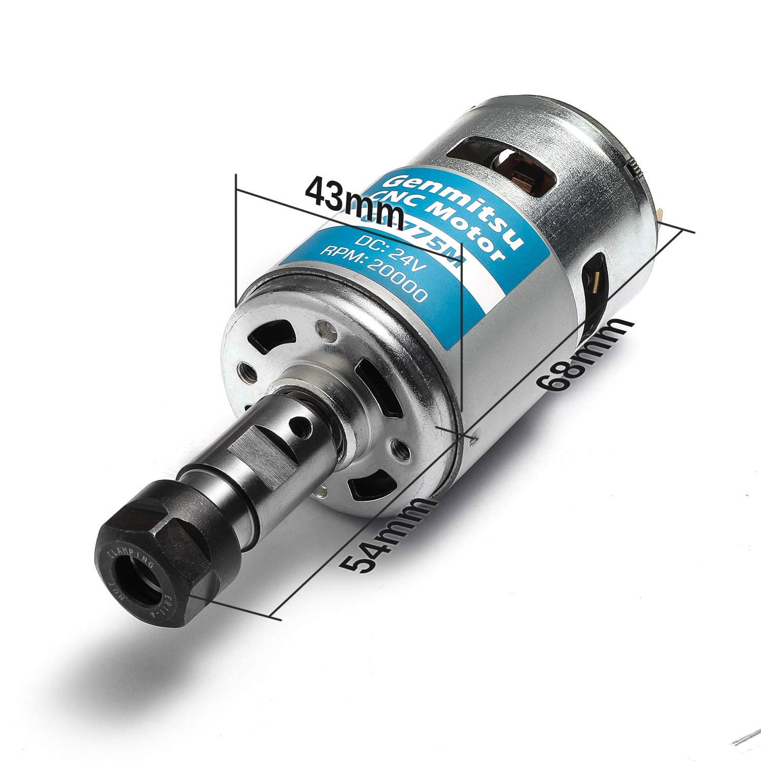 GS-775M Genmitsu 20000RPM 775  - 3018 Cnc ulasan dan harga