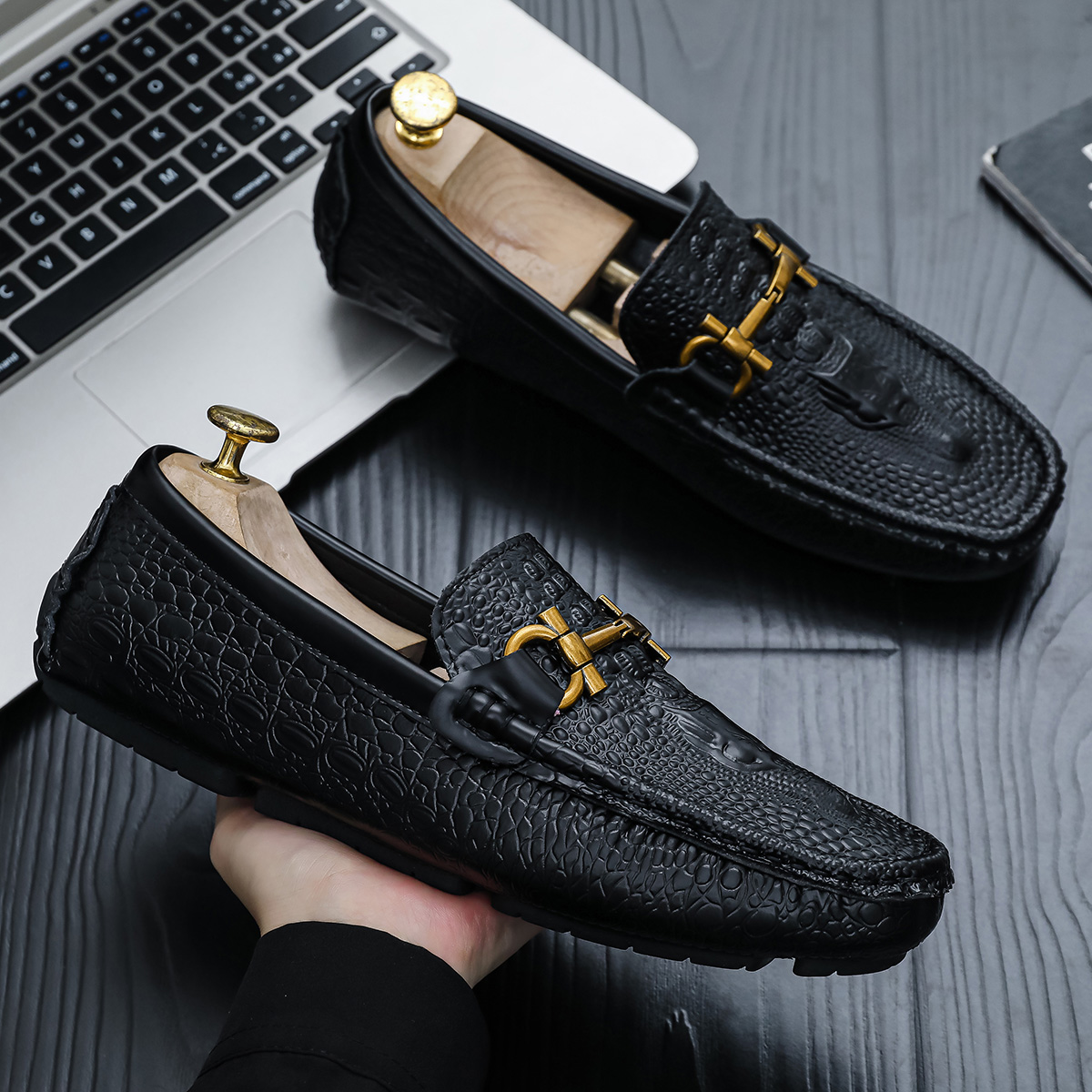 Sepatu Mengemudi Pria Motif Ku - Cnc Bits ulasan dan harga