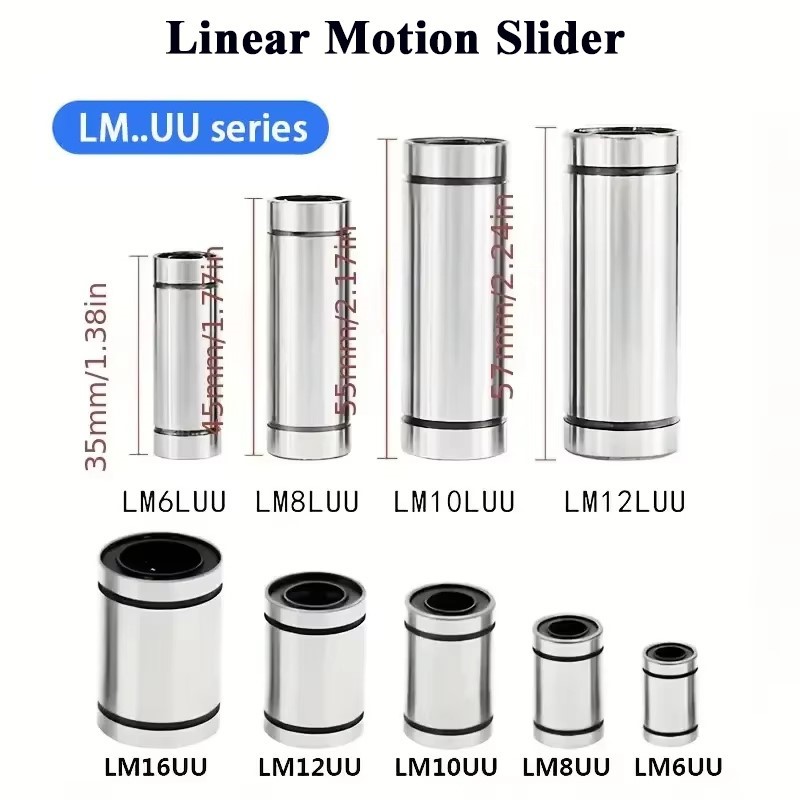 4/10 Buah LM3UU LM4UU LM5UU LM - Lm8Uu Bearing ulasan dan harga