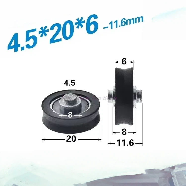 5 Buah Roda Plastik POM Polyox - V Slot Wheel ulasan dan harga