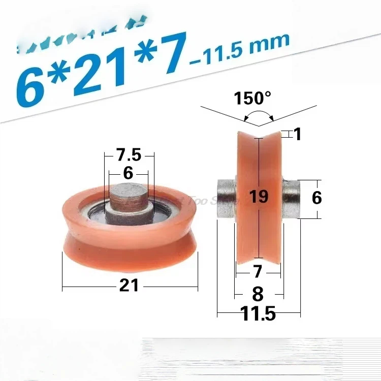 5 Buah Roda Plastik POM Polyox - V Slot Wheel ulasan dan harga