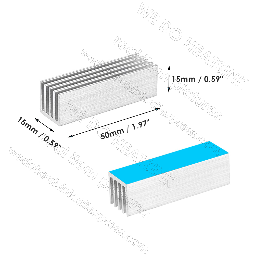 Gratis Ongkir 5 Buah 50X15X15M - Aluminium Extrusion ulasan dan harga