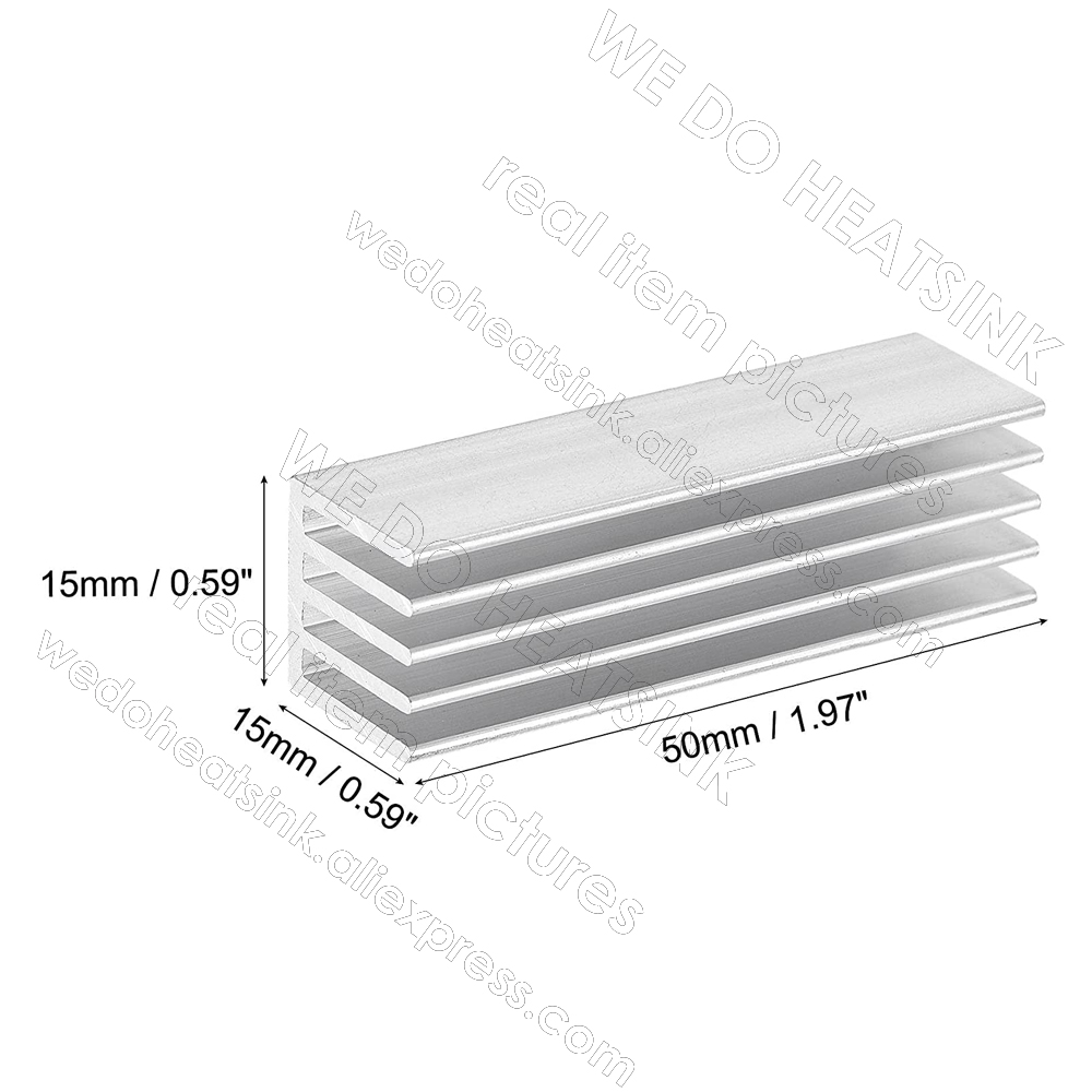 Gratis Ongkir 5 Buah 50X15X15M - Aluminium Extrusion ulasan dan harga