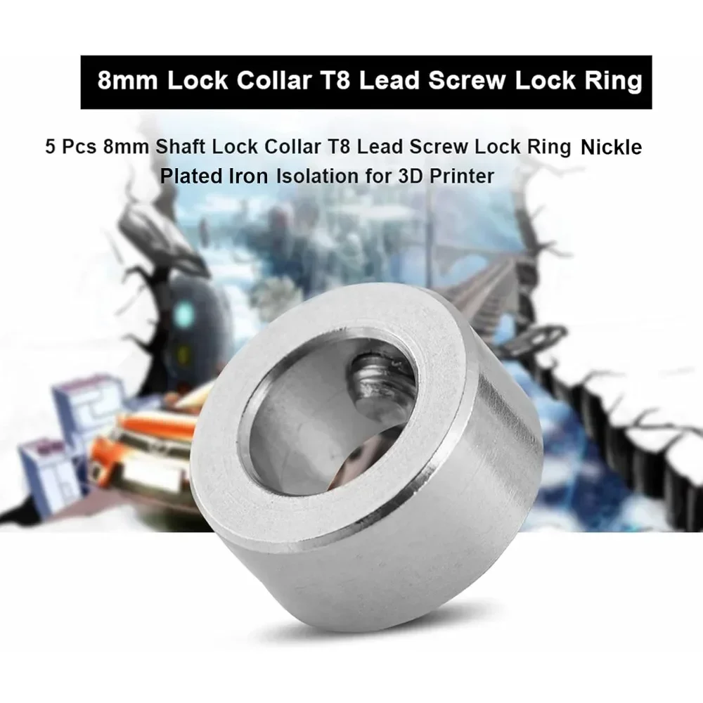 5/10/20 Buah Kunci Kerah Opens - Lead Screw 8Mm ulasan dan harga