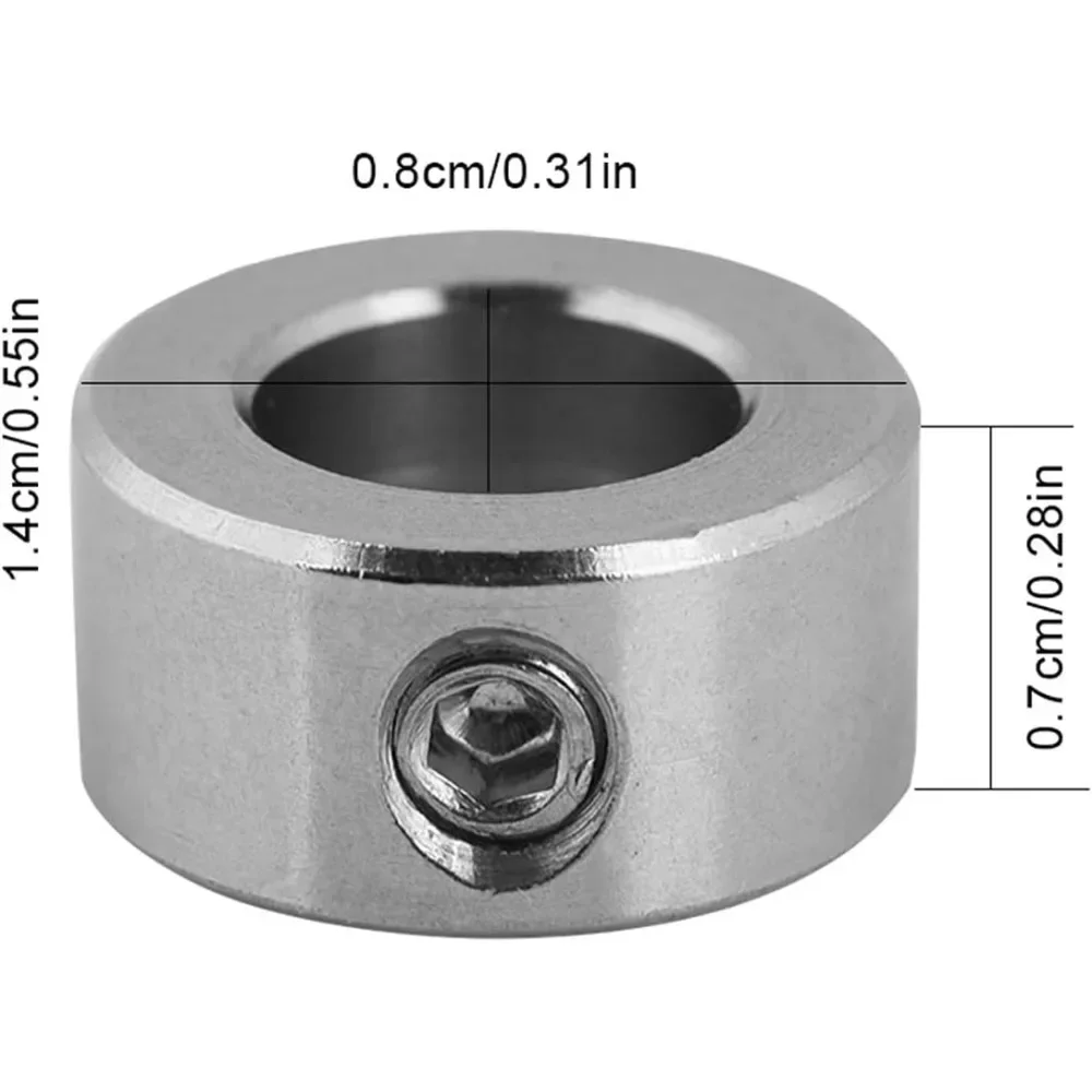 5/10/20 Buah Kunci Kerah Opens - Lead Screw 8Mm ulasan dan harga