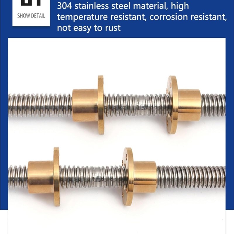 T8 Sekrup Timah Benang Kanan-K - Lead Screw 8Mm ulasan dan harga