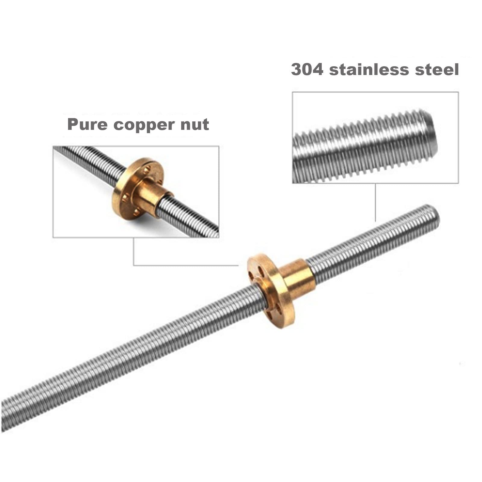 T8 Lead Screw Lead 2mm 4mm 8mm - Lead Screw 8Mm ulasan dan harga