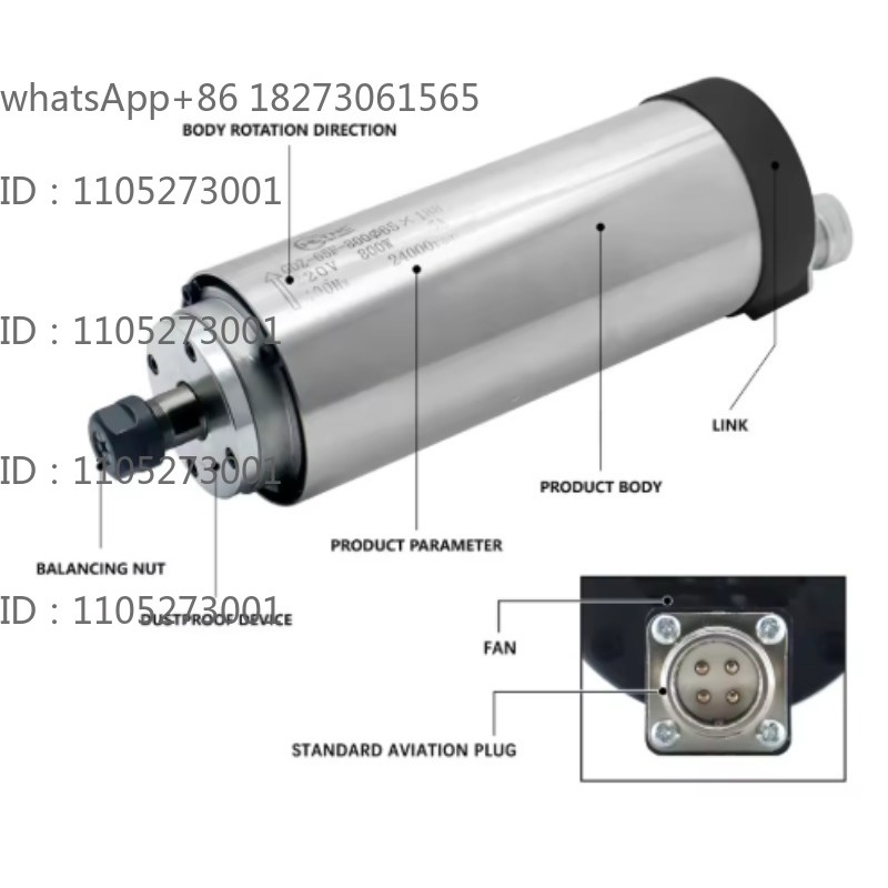 Motor Spindel Berpendingin Air - Spindle Motor ulasan dan harga