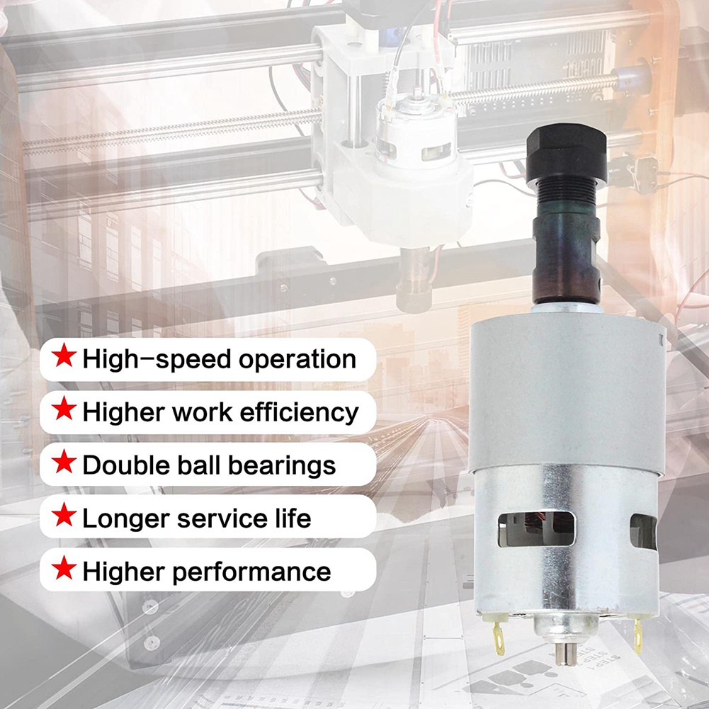 Motor DC Multifungsi CNC 775 M - 3018 Cnc ulasan dan harga