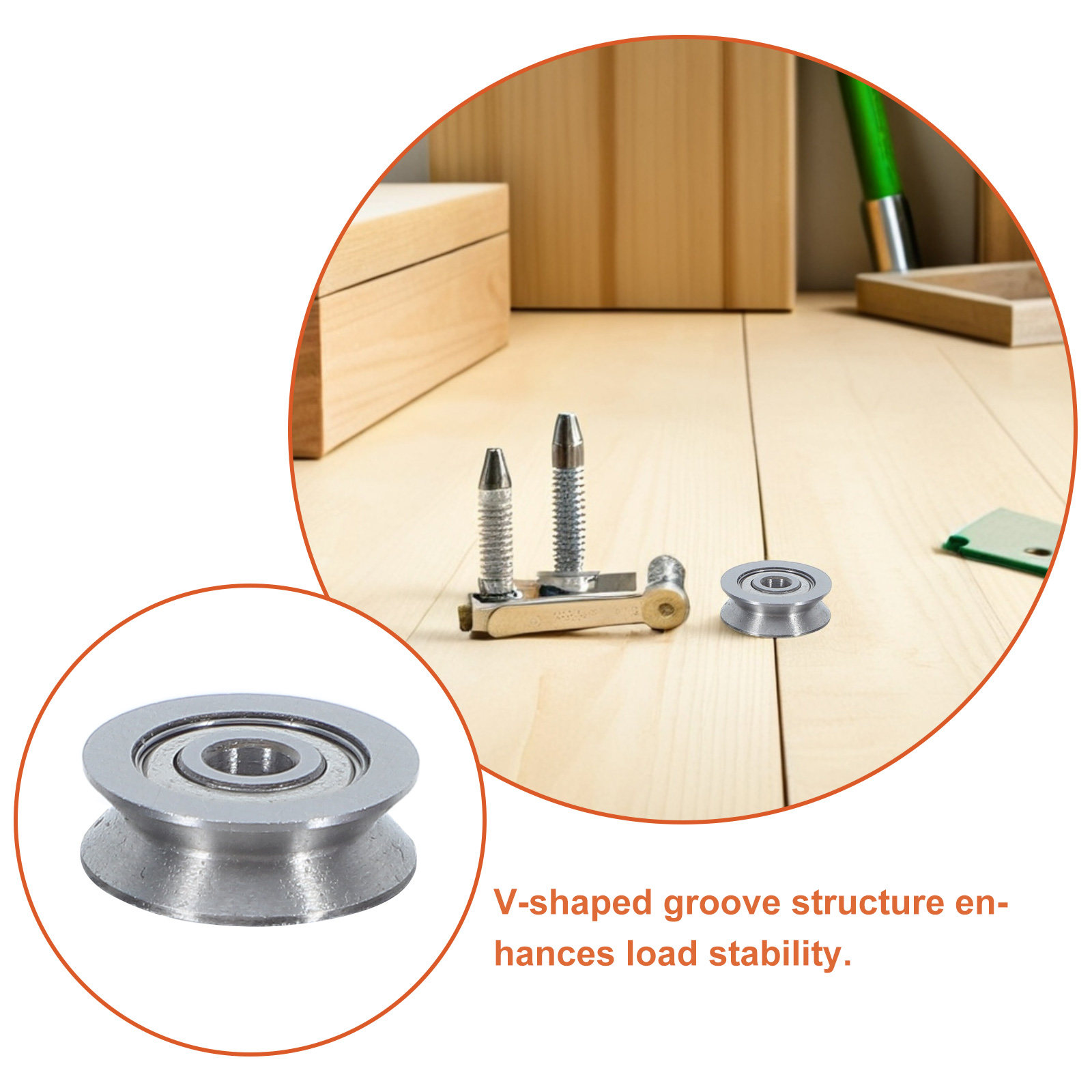 20 buah Katrol Bantalan V-Groo - Linear Rail ulasan dan harga