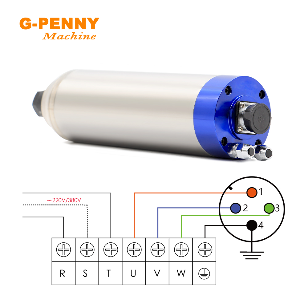 G-PENNY 2.2KW ER20 Motor Spind - Water Cooled Spindle ulasan dan harga