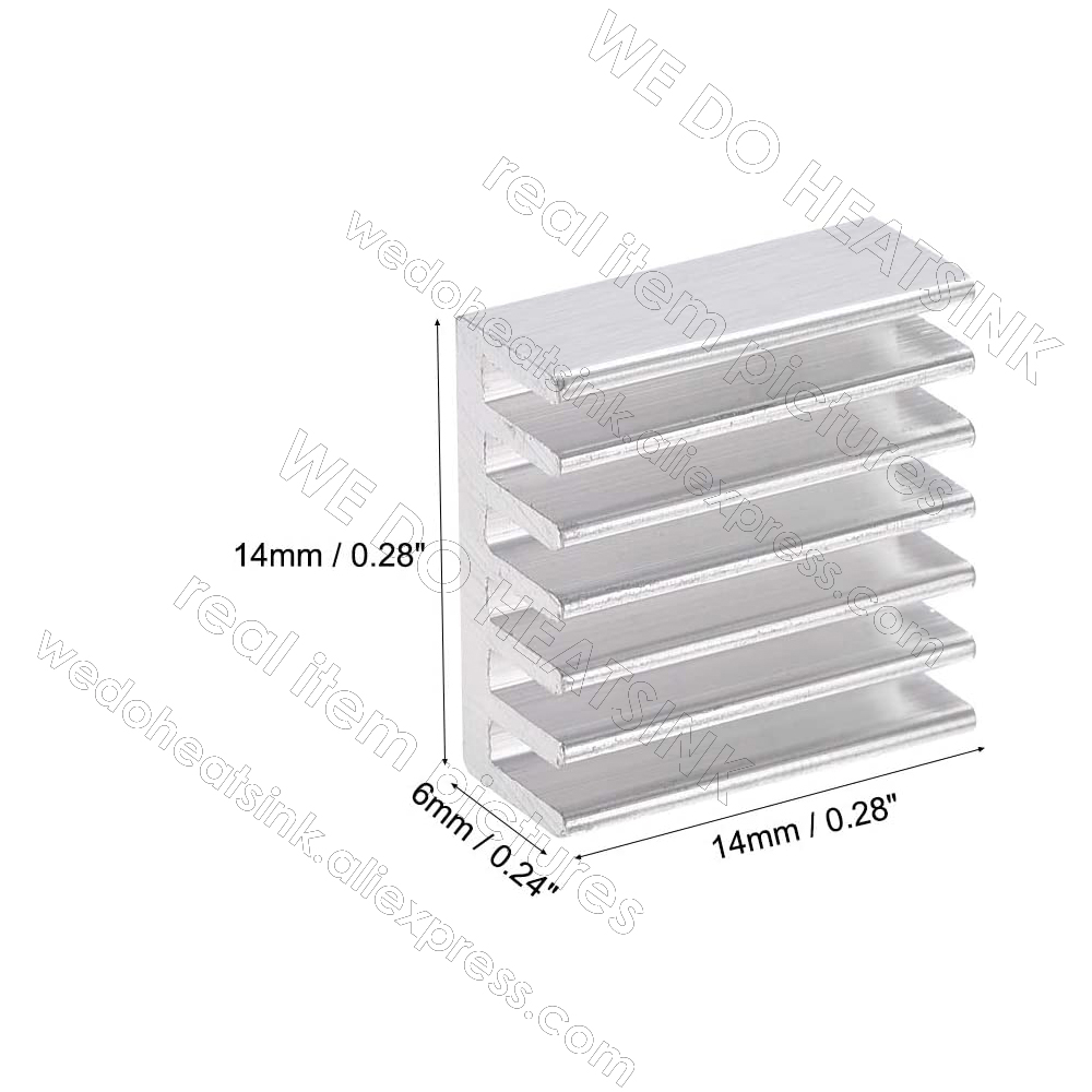 Kami Heatsink 100 Pcs 14X14X6  - Aluminium Extrusion ulasan dan harga