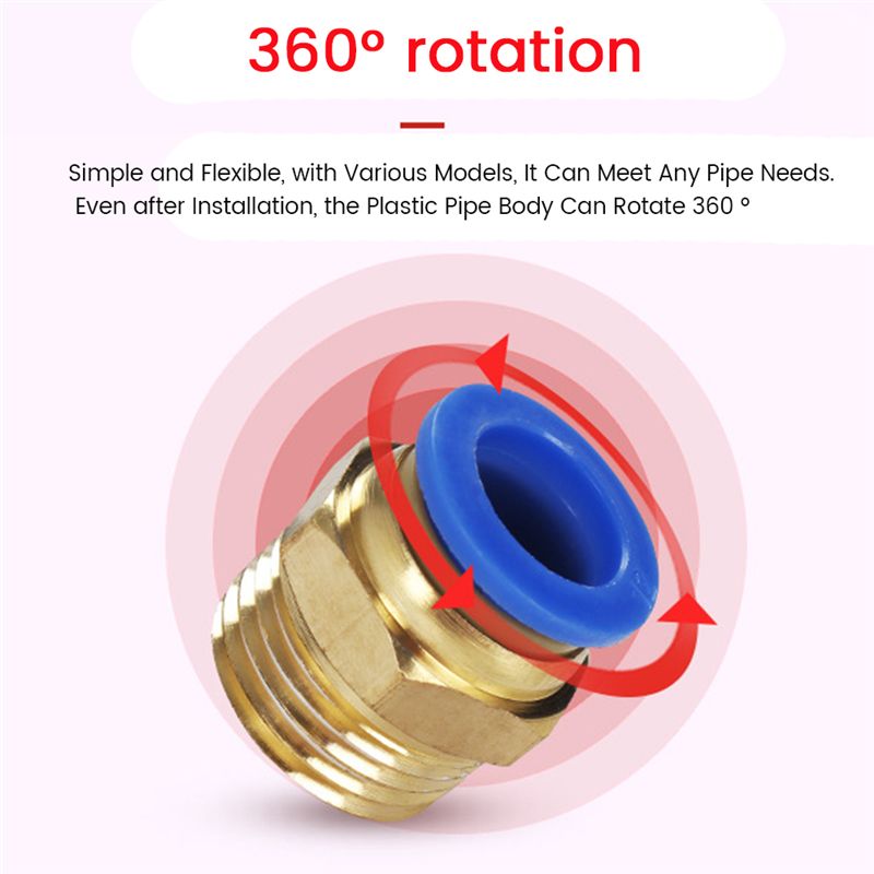 Selang Udara Pneumatik SDFC PC - Coupling 8Mm ulasan dan harga