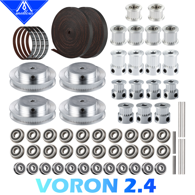 Mesin Cetak 3D Mellow VORON 2. - Gt2 Pulley ulasan dan harga