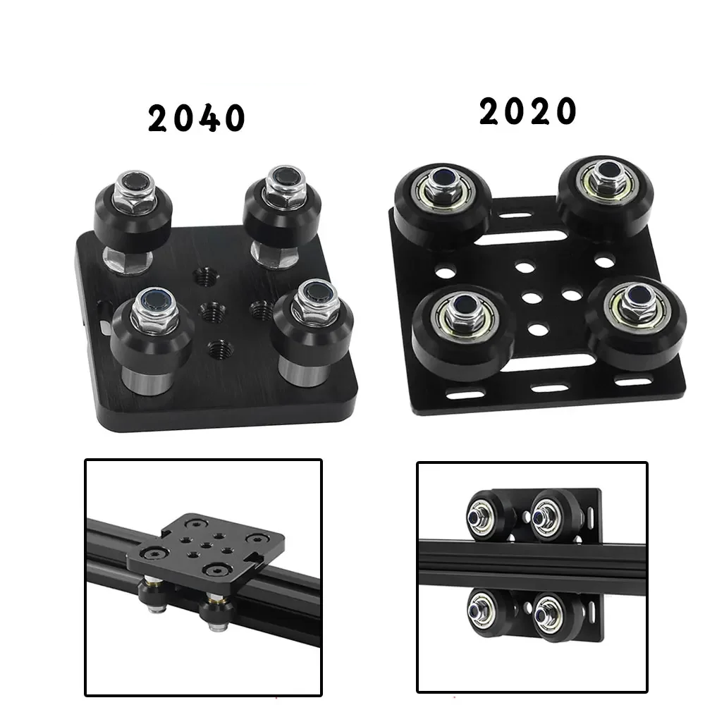 1Set Bagian Printer 3D 2020 V  - V Slot Wheel ulasan dan harga