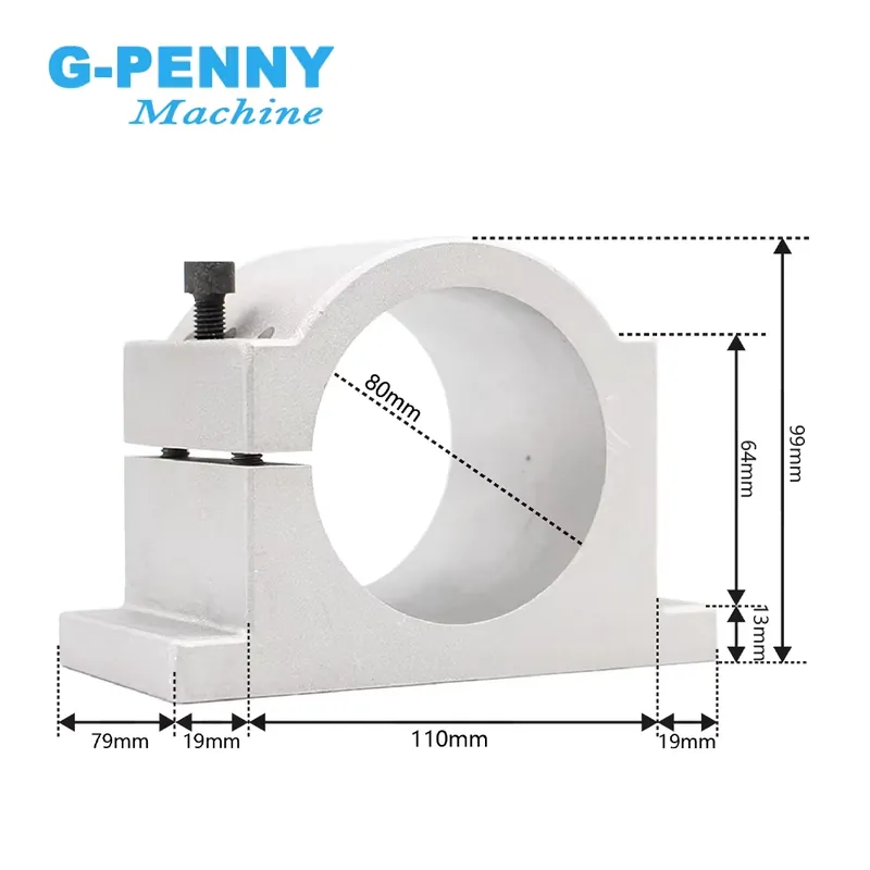 Gpenny 1.5kw ER16 D80mm Spindl - Water Cooled Spindle ulasan dan harga