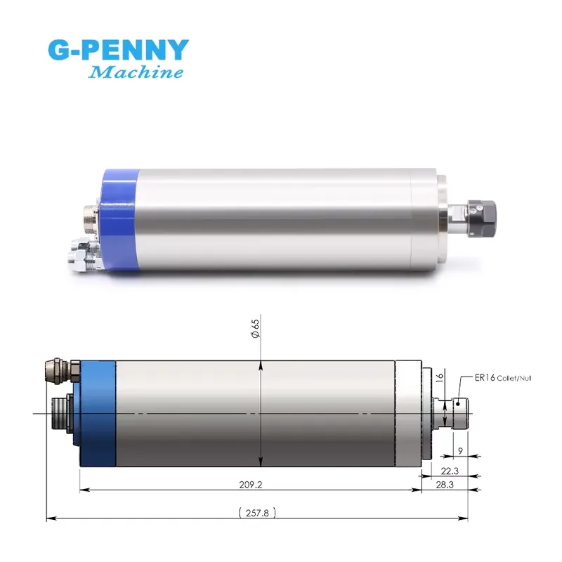 Kustomisasi G-PENNY 110v/220v  - Water Cooled Spindle ulasan dan harga