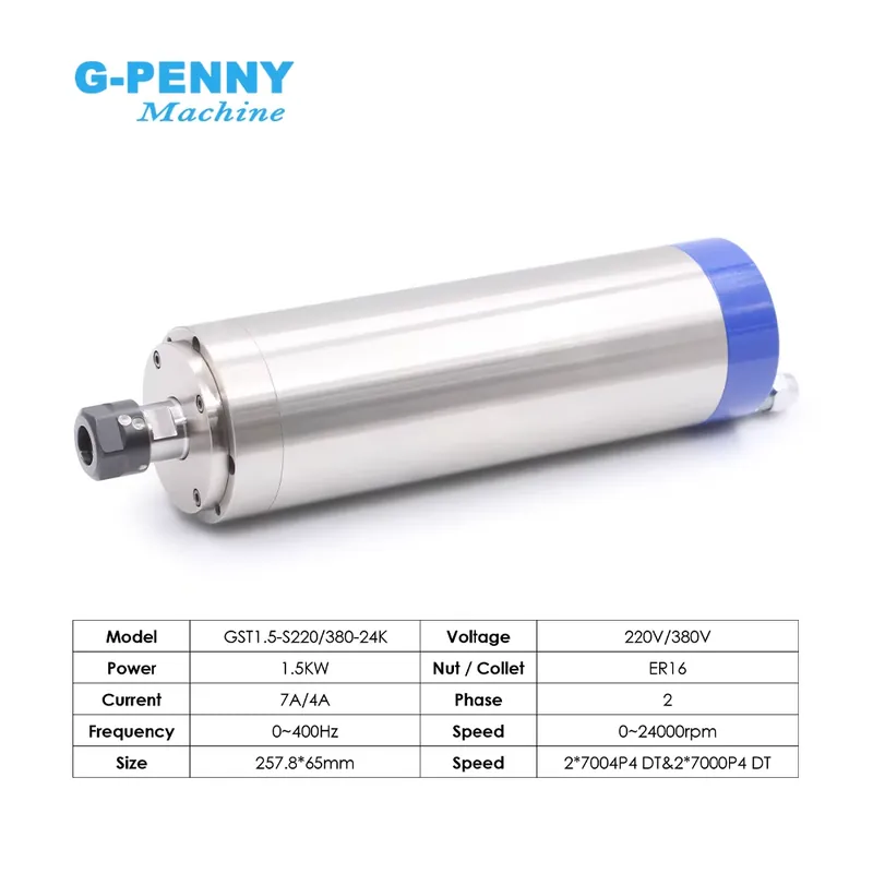 Kustomisasi G-PENNY 110v/220v  - Water Cooled Spindle ulasan dan harga