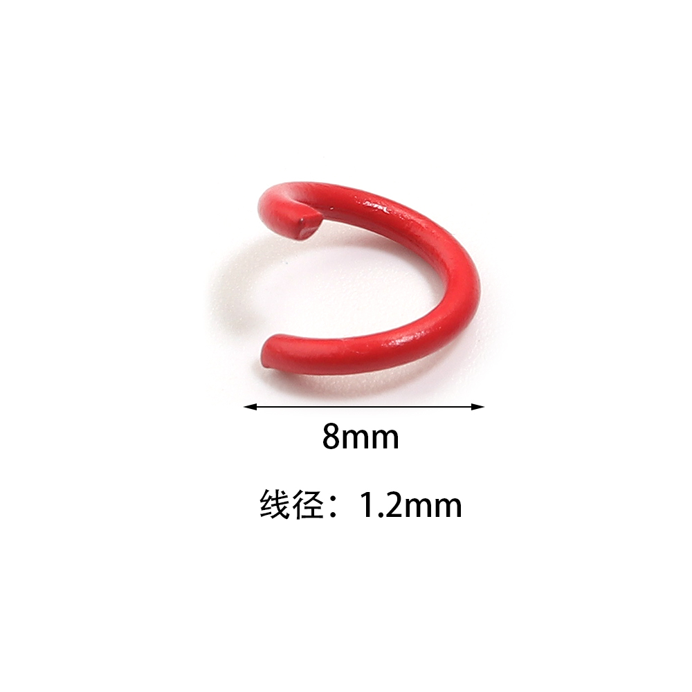 200 pcs Cincin Logam Besi Warn - Coupling 8Mm ulasan dan harga