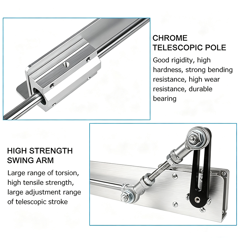 Aktuator Linier Teleskopik DC  - Linear Rail ulasan dan harga