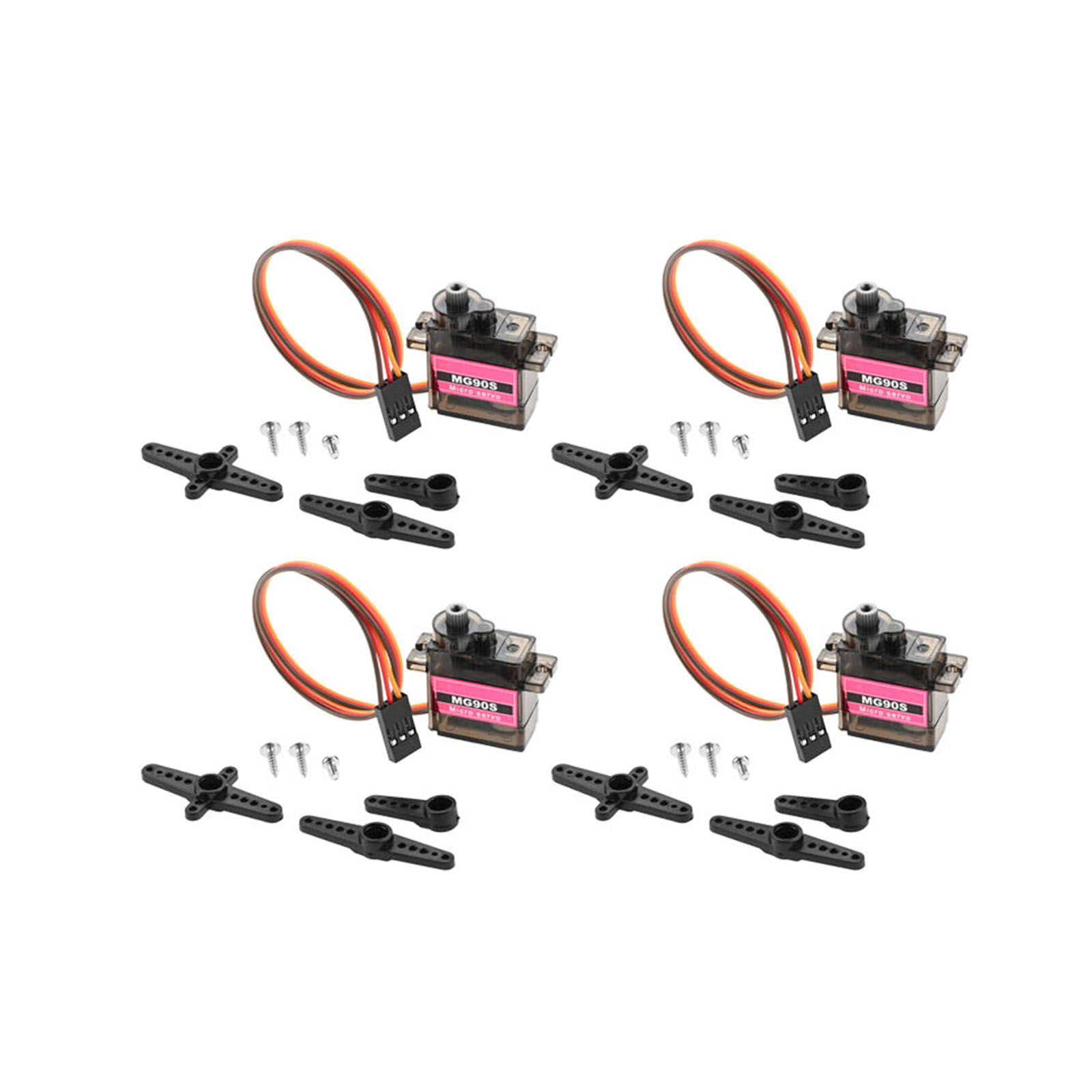 4pcs Micro Servo Metal Gear 90 - Servo 9G ulasan dan harga
