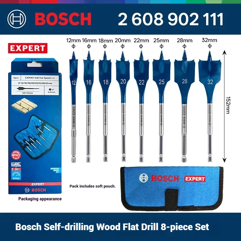 Set Mata Bor Bosch EXPERT Self - Drill Bit Set ulasan dan harga