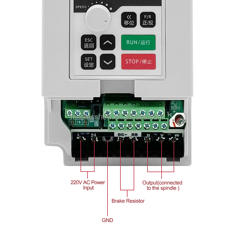 Inverter 1.5kw 110v/220v/380va - Spindle Motor ulasan dan harga