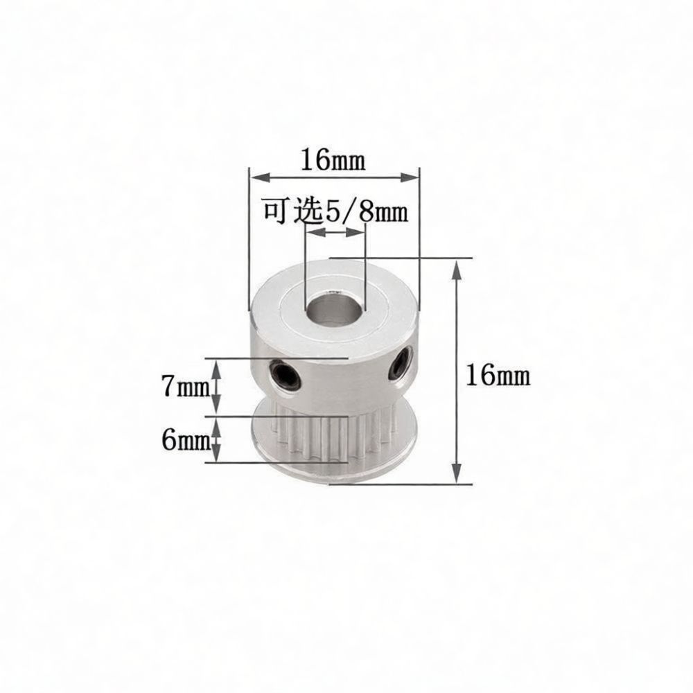 Set Pulley Timing 2GT 20T 40T  - Gt2 Pulley ulasan dan harga